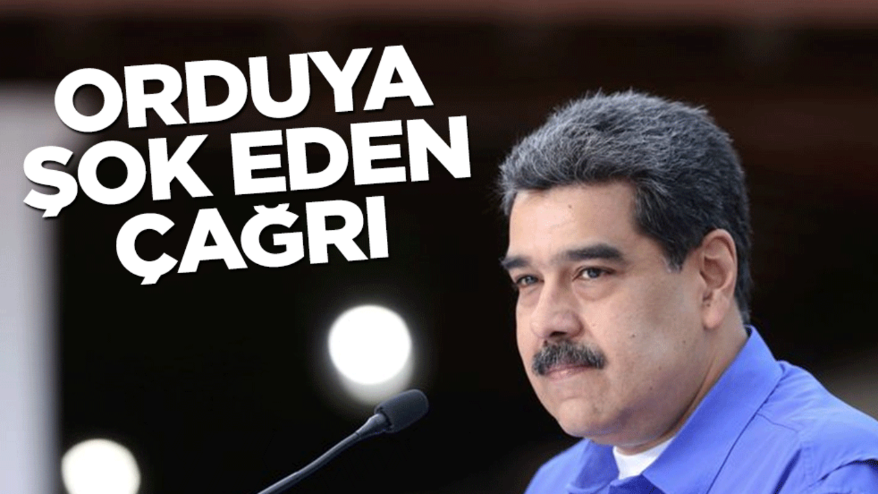 Askere Maduro'ya karşı şok çağrı!