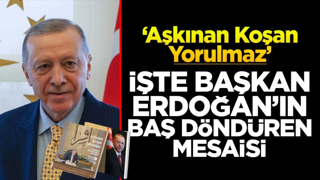 ‘Aşkınan Koşan Yorulmaz’ İşte Başkan Erdoğan'ın baş döndüren mesaisi
