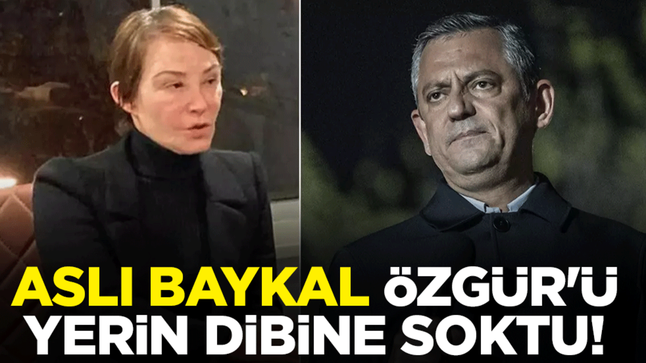 Aslı Baykal, Özgür Özel'i yerin dibine soktu! Para üzerinden fena vurdu