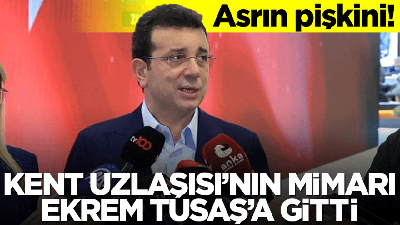 Asrın pişkini! Kent Uzlaşısı’nın mimarı Ekrem TUSAŞ’a gitti