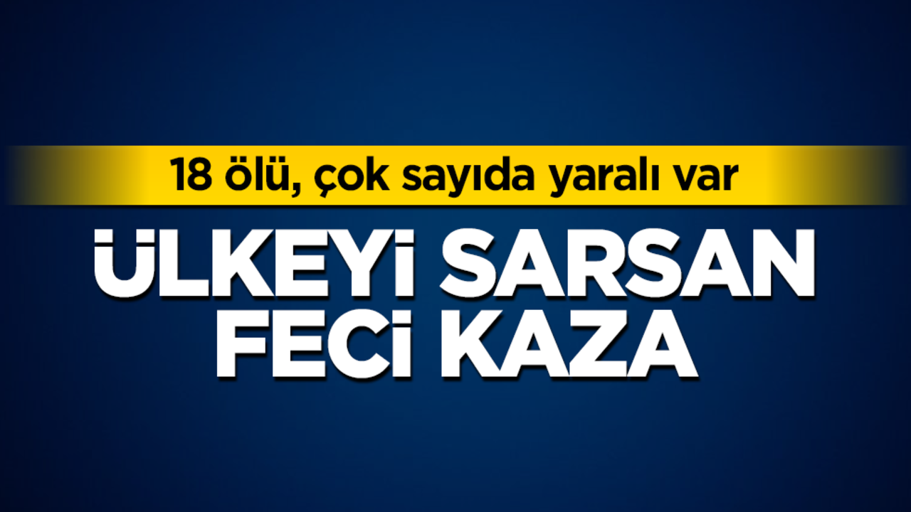 Asya ülkesini sarsan kaza! 18 ölü çok sayıda yaralı var