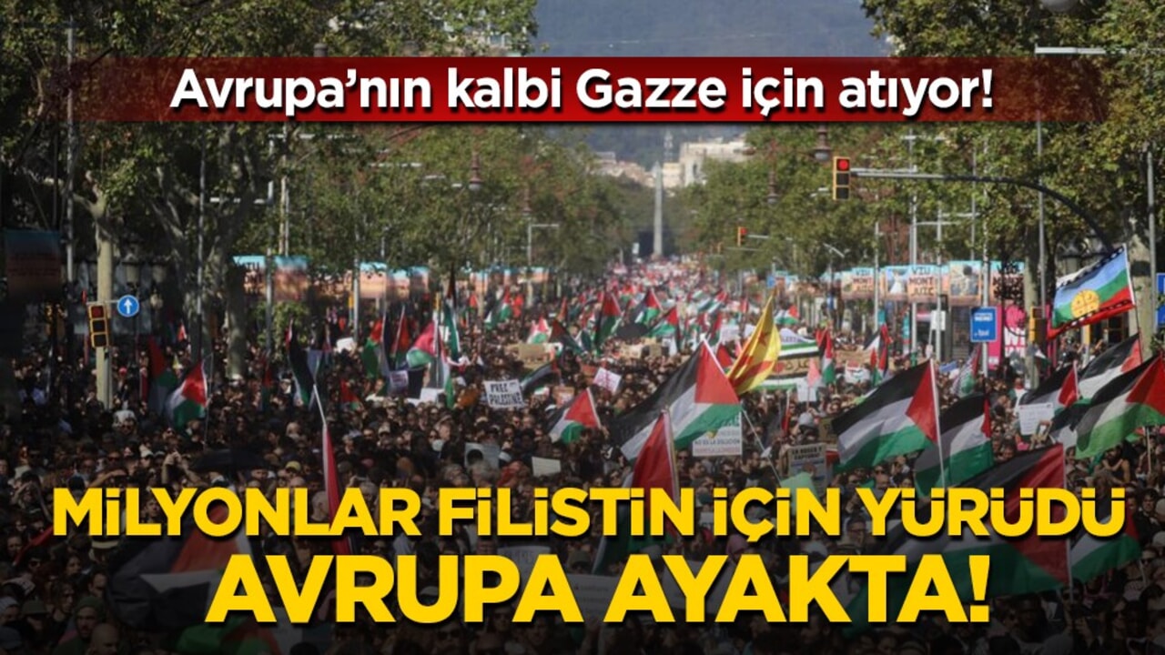 Avrupa Gazze İçin Ayakta: On Binler Sokaklara İndi, İtalya'da 2 Milyon Kişi Grev Yaptı