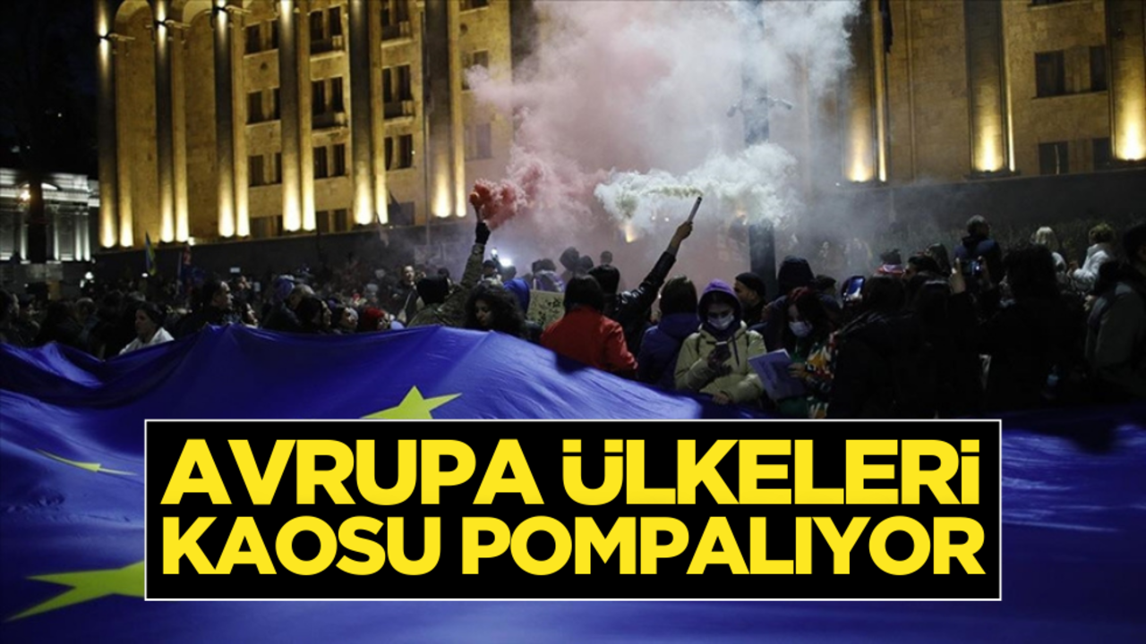 Avrupa ülkeleri kaosu pompalıyor! Vekiller protestolara katıldı