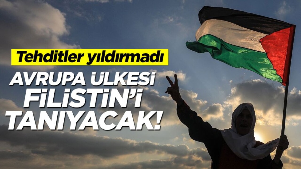 Avrupa ülkesi İsrail'e rest çekti! Filistin'i tanıyacağız
