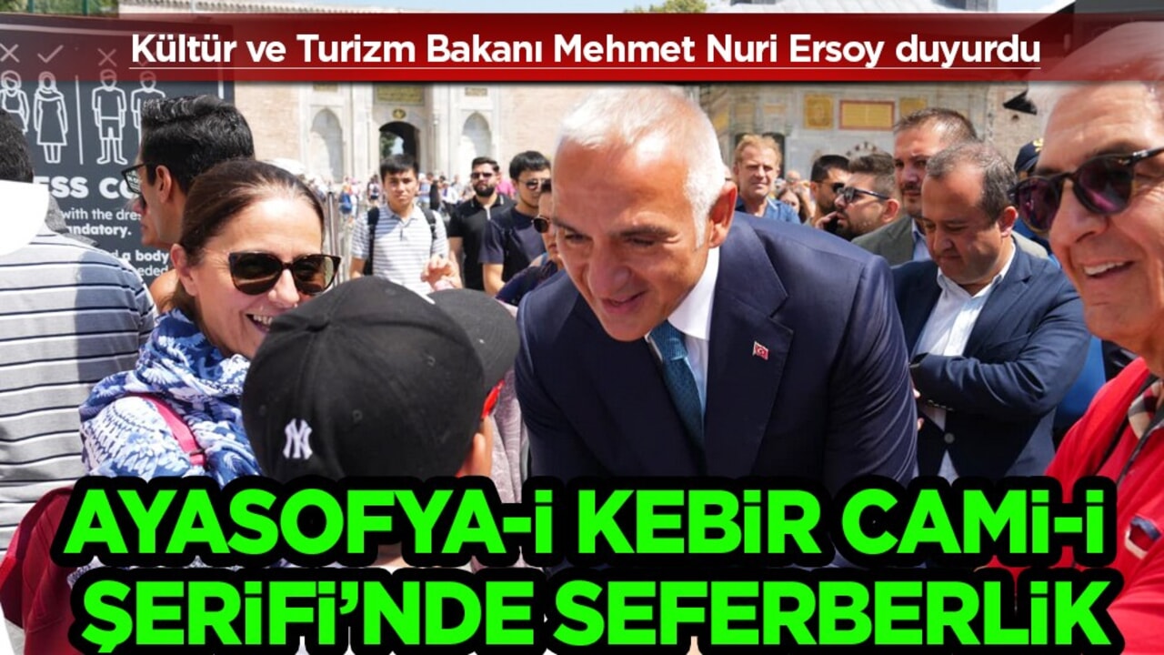 Ayasofya-i Kebir Cami-i Şerifi’nde büyük koruma seferberliği