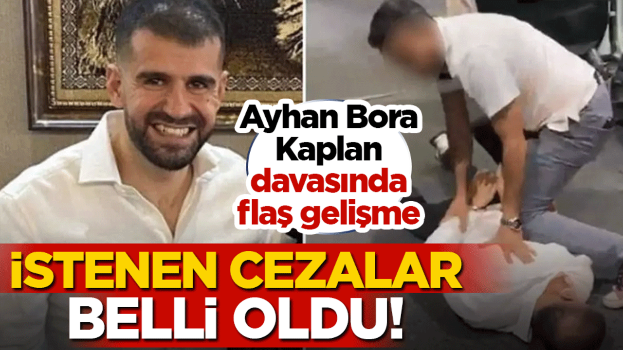 Ayhan Bora Kaplan davasında flaş gelişme! İstenen cezalar belli oldu