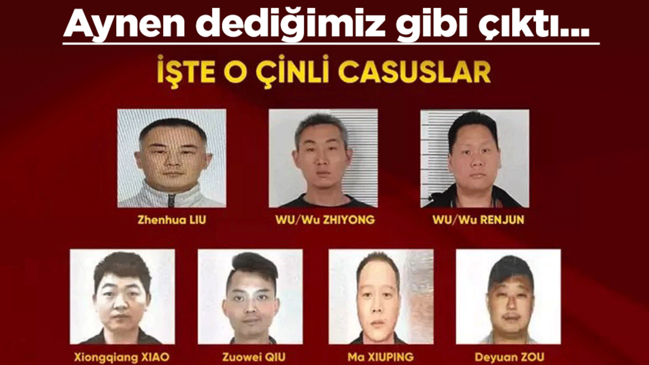 Aynen dediğimiz gibi çıktı... O baz istasyonları Çin İstihbarat Örgütü'ne ait çıktı!