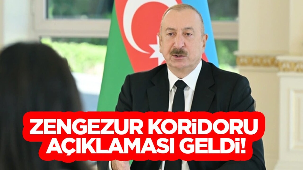 Azerbaycan lideri Aliyev'den flaş Zengezur Koridoru açıklaması! Bu hattan tüm bölge kazançlı çıkacak