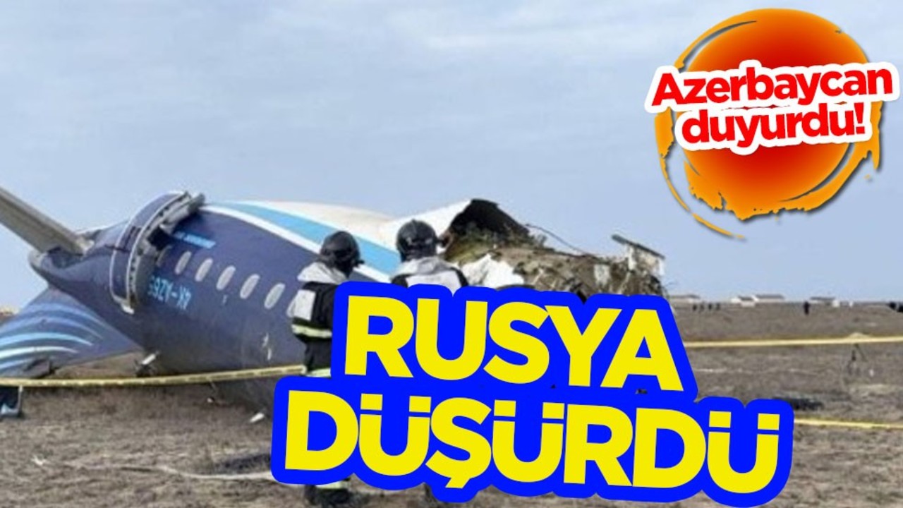 Azerbaycan: Uçak o ülkenin sistemi tarafından düşürüldü! Yeni adım çok konuşulacak