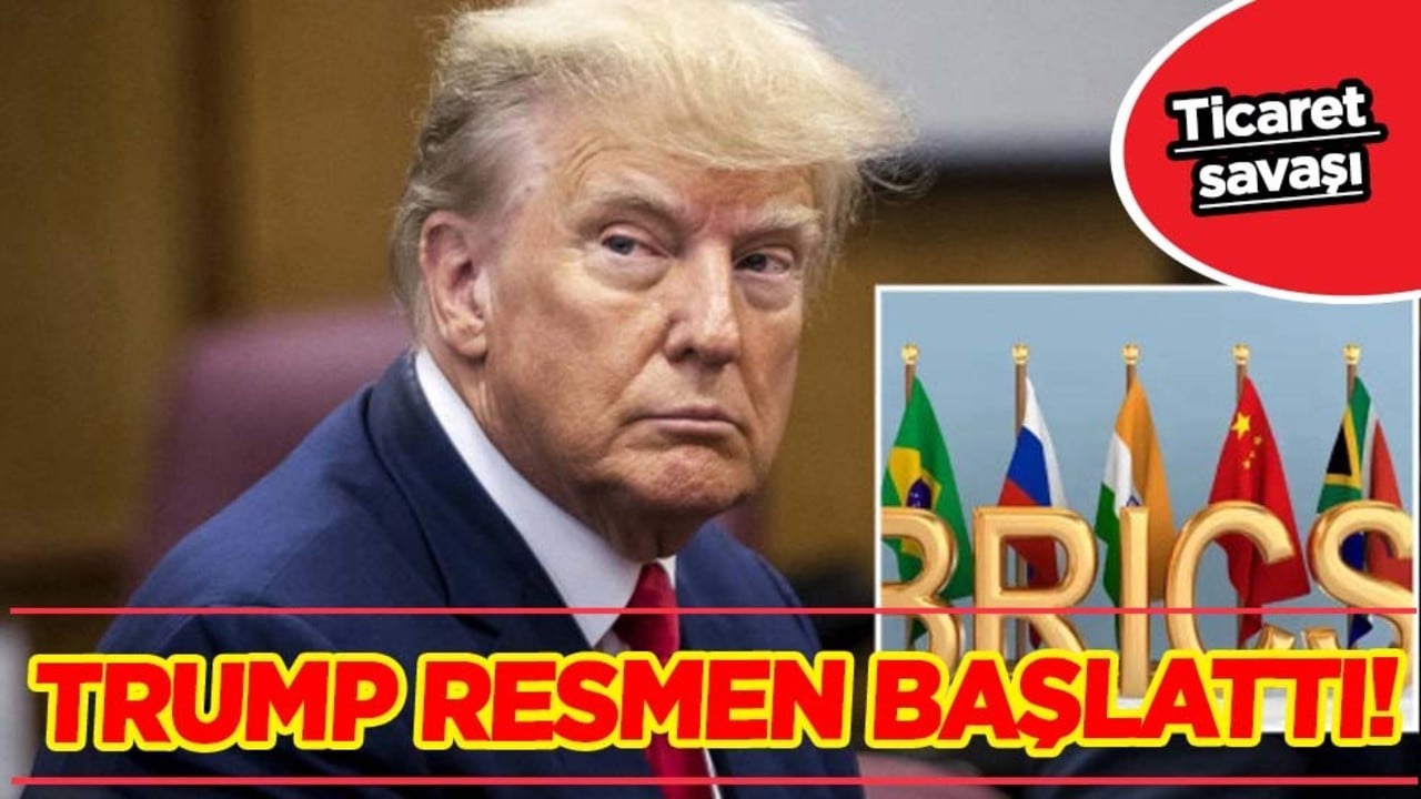 Trump’tan BRICS ülkelerine tarife tehdidi: Yüzde 100 gümrük tarifeleriyle karşılaşırsınız