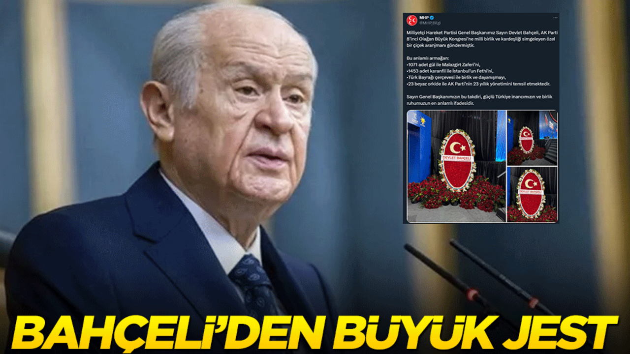 Bahçeli'den AK Parti'ye büyük jest