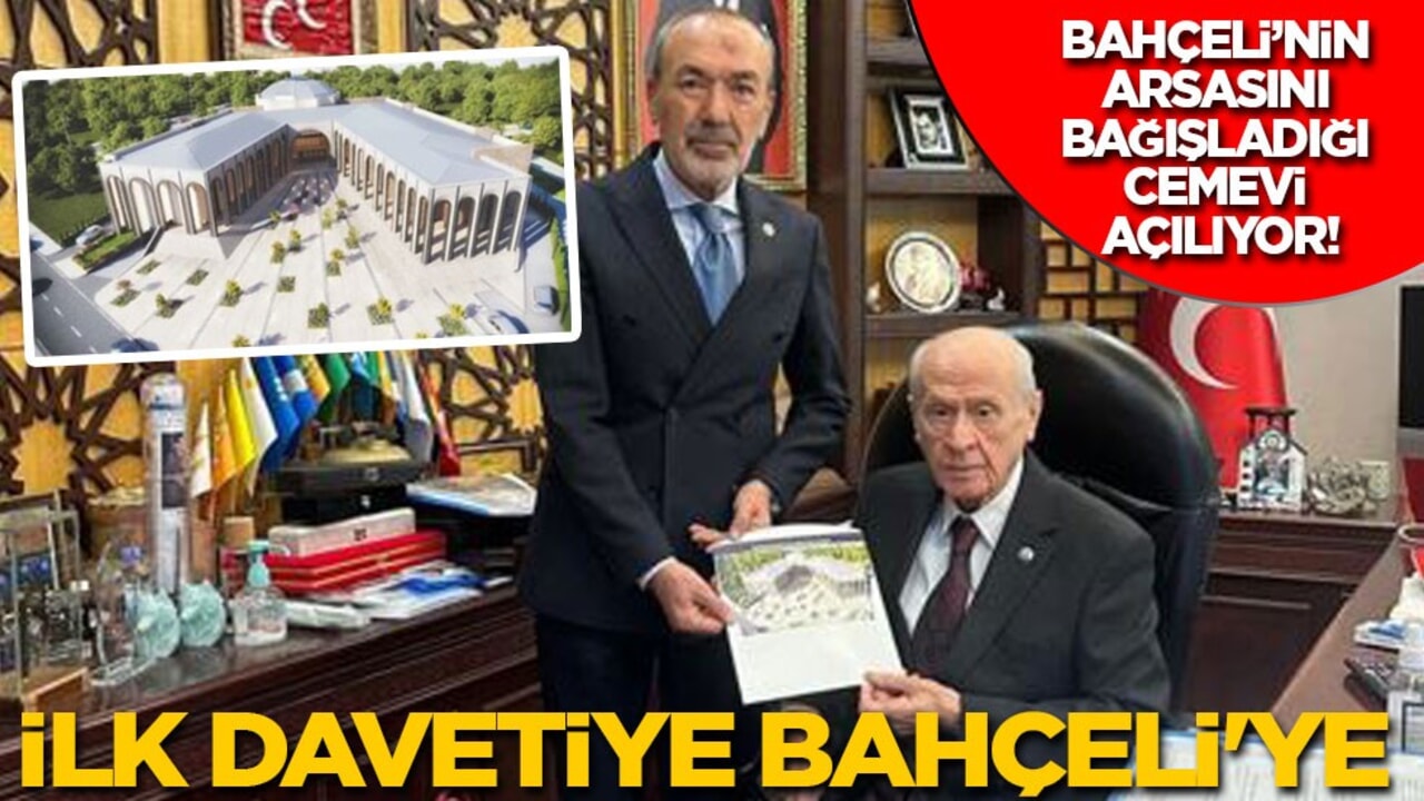 Bahçeli’nin arsasını bağışladığı cemevi açılıyor: İlk davetiye Bahçeli'ye