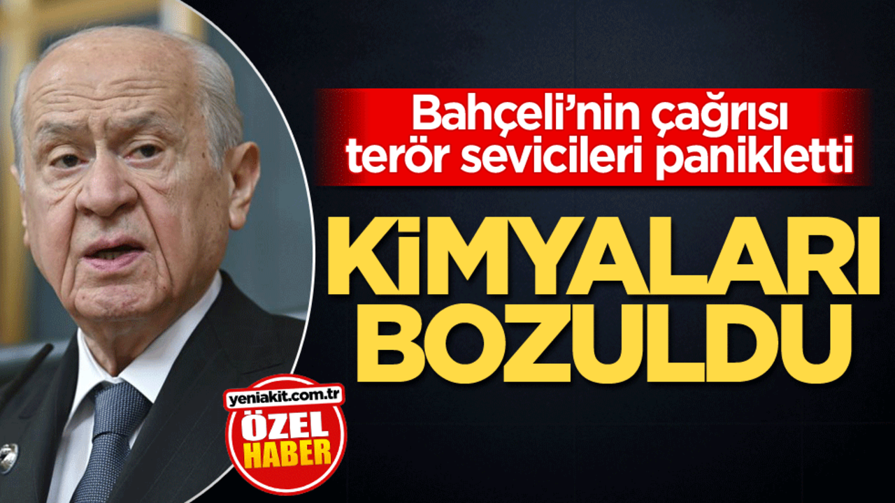 Bahçeli’nin çağrısı terör sevicileri panikletti! Kimyaları bozuldu