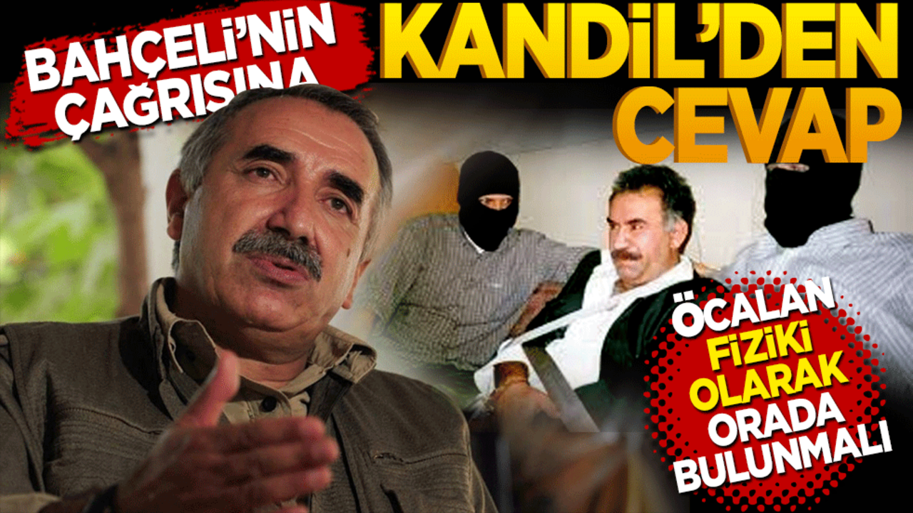Bahçeli’nin çağrısına Kandil’den cevap! Öcalan fiziki olarak orada olmalı