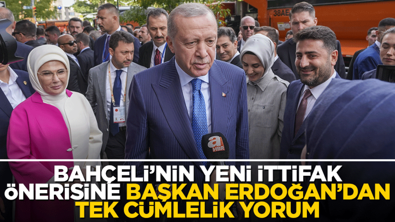 Bahçeli’nin yeni ittifak önerisine Başkan Erdoğan’dan tek cümlelik yorum