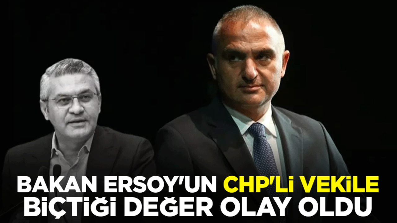 Bakan Ersoy'un CHP'li vekile biçtiği değer olay oldu