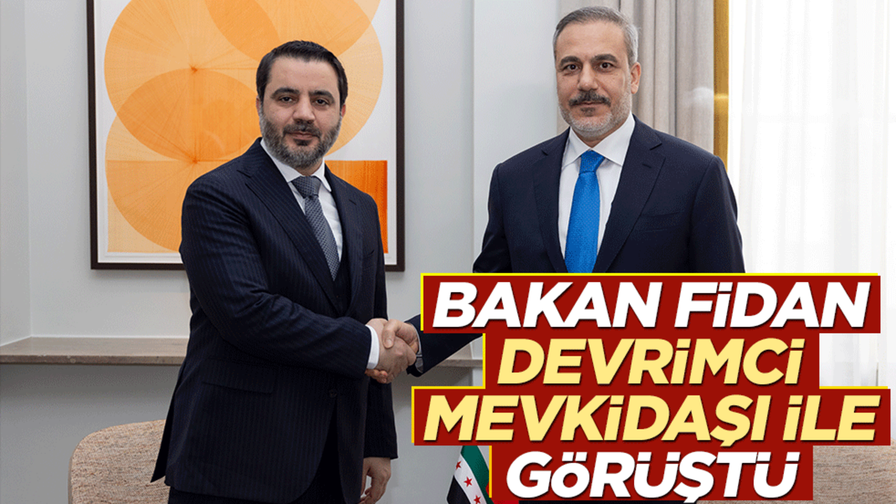 Bakan Fidan, devrimci mevkidaşı ile görüştü