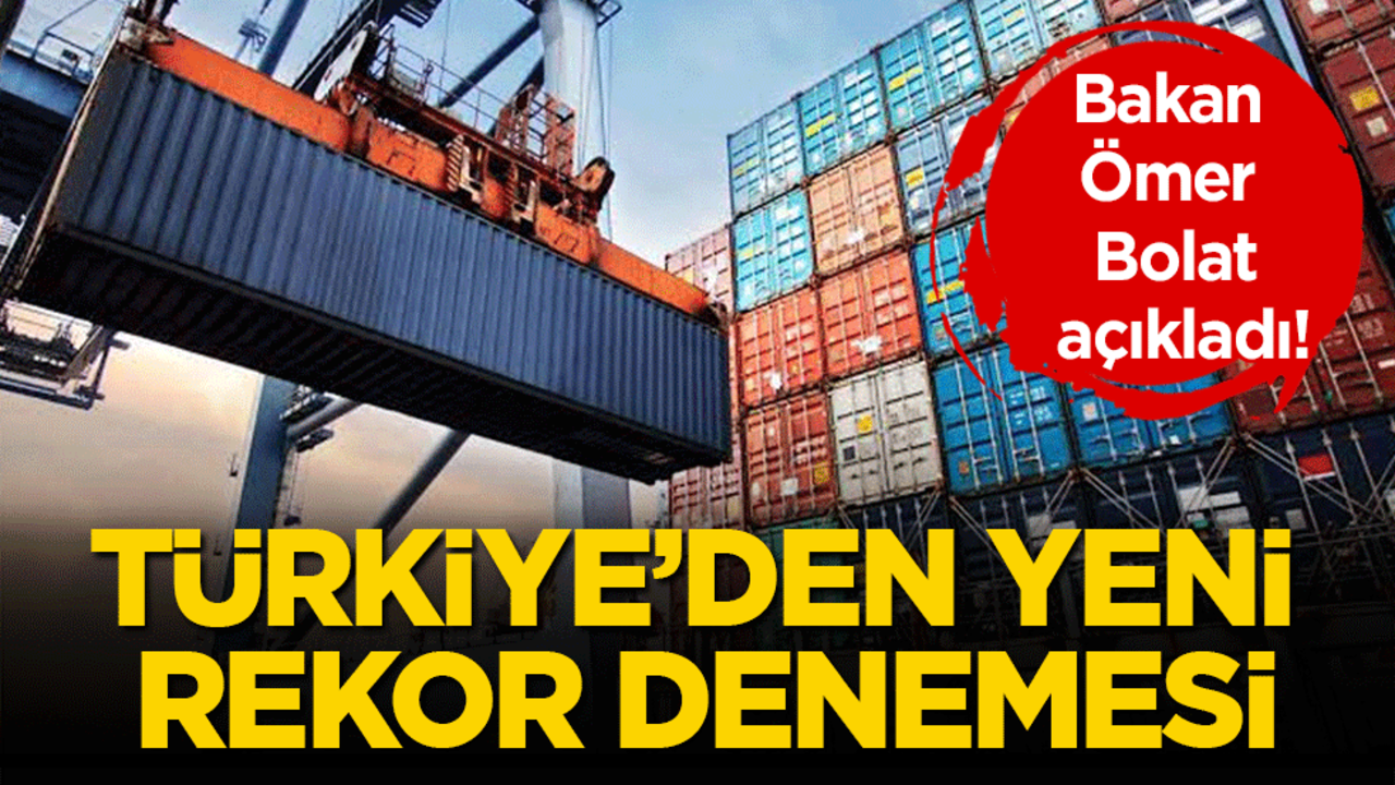 Bakan Ömer Bolat açıkladı: Türkiye'den yeni rekor denemesi!