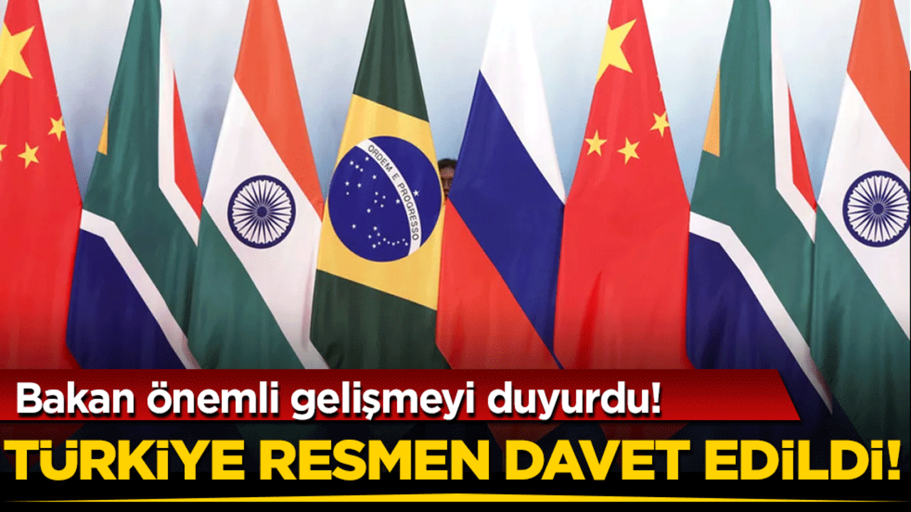 Bakan önemli gelişmeyi duyurdu! Türkiye resmen davet edildi!