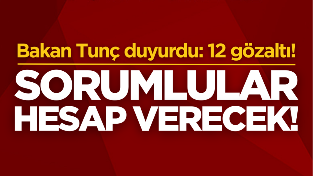 Bakan Tunç açıkladı! Bolu’daki yangının sorumluları hesap verecek!