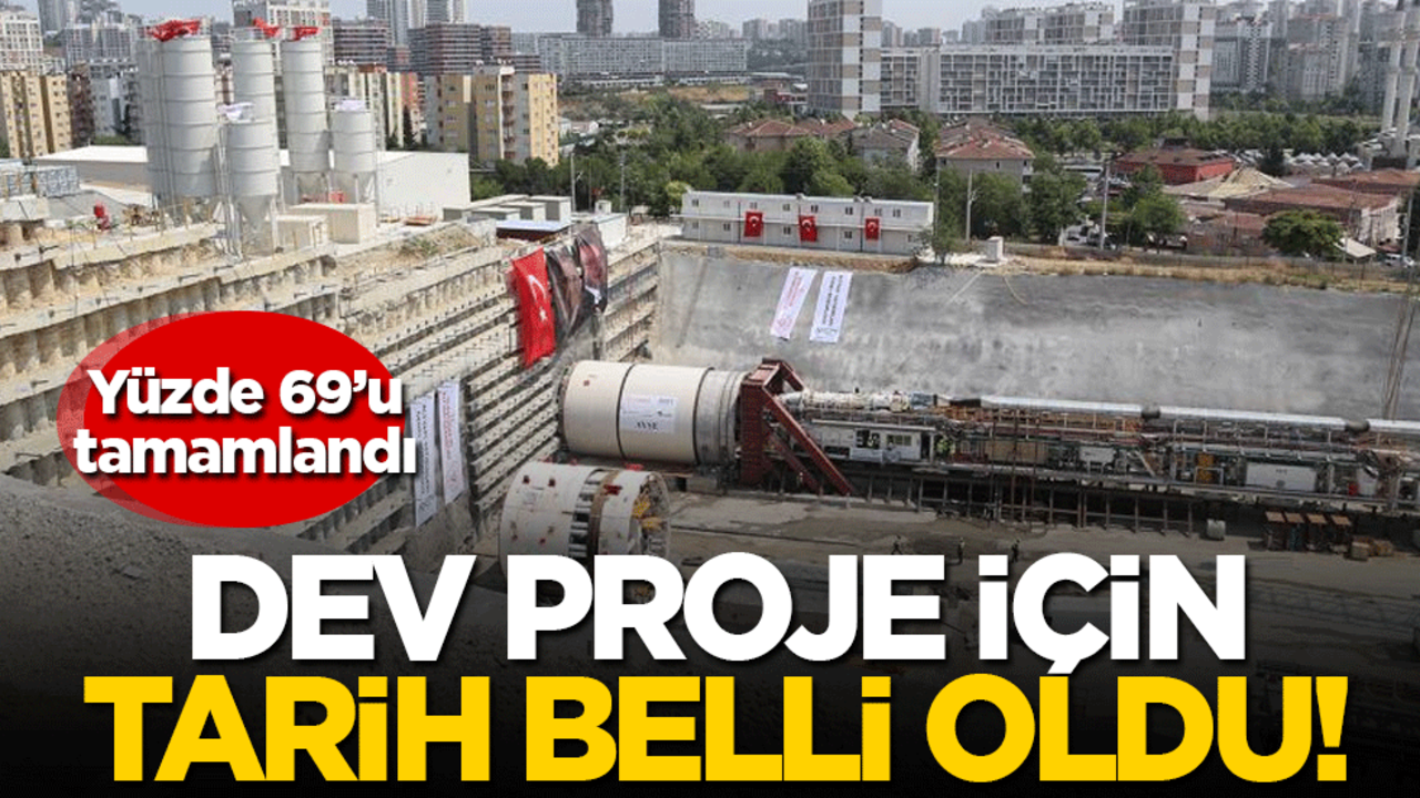 Bakan Uraloğlu dev proje için tarih verdi: Yüzde 69'u tamam