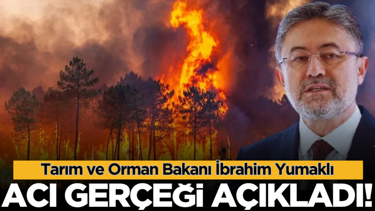 Bakan Yumaklı acı gerçeği açıkladı