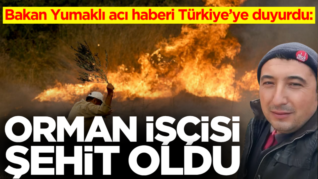 Bakan Yumaklı acı haberi Türkiye’ye duyurdu: Şehit oldu!