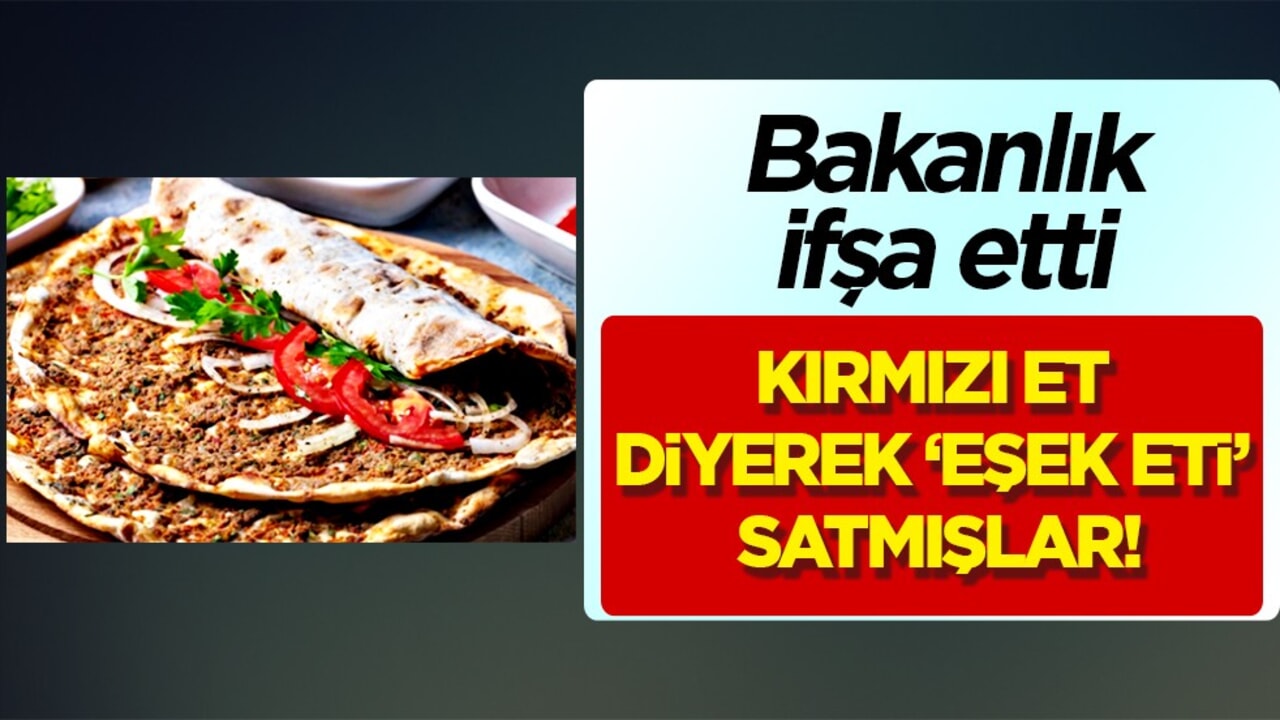 Bakanlık ifşa etti! Bu markalar: Kırmızı et diyerek eşek eti satmışlar