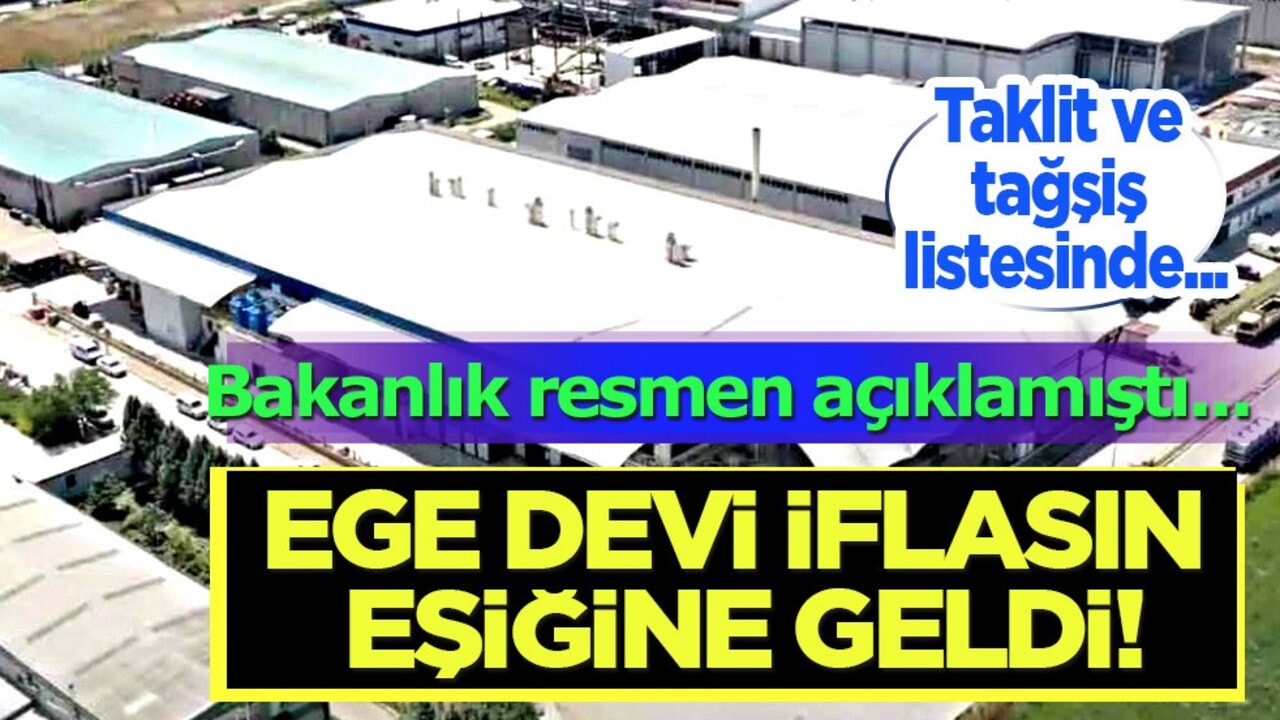 Bakanlık ifşa etti! O şirkette krizi patladı: İzmir 1. Asliye Ticaret Mahkemesi ilan etti!