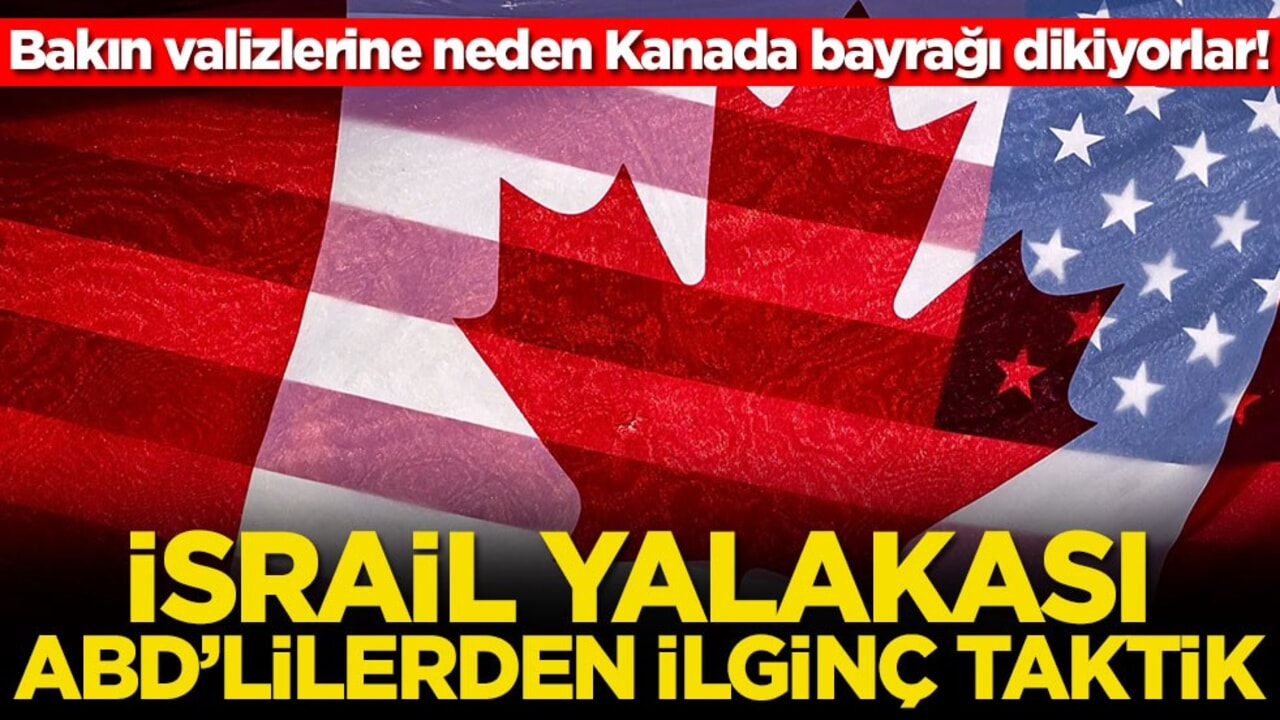 Bakın valizlerine neden Kanada bayrağı dikiyorlar! İsrail yalakası ABD'lilerden ilginç taktik