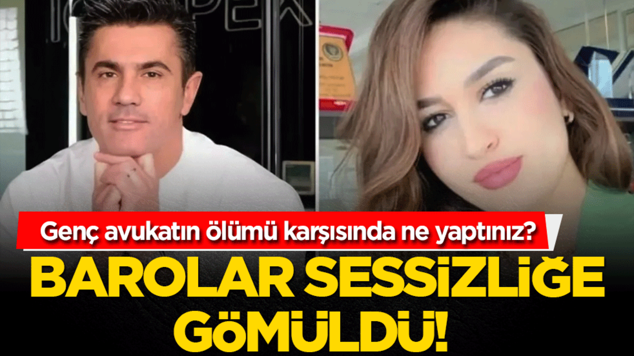 Barolar sessizliğe gömüldü! Genç avukatın ölümü karşısında ne yaptınız?