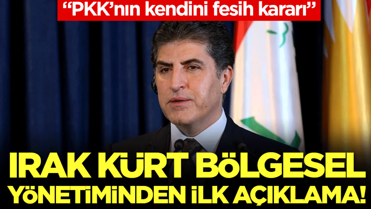 Irak Kürt Bölgesel Yönetimi'nden tarihi karar için ilk açıklama: PKK'nın kendini fesih kararı...