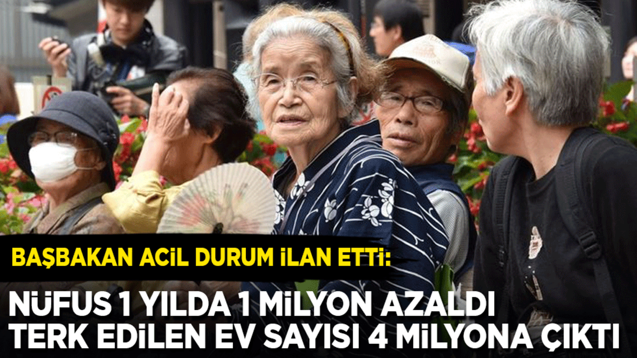 Başbakan acil durum ilan etti: Nüfus 1 yılda 1 milyon azaldı, terk edilmiş ev sayısı 4 milyona yükseldi