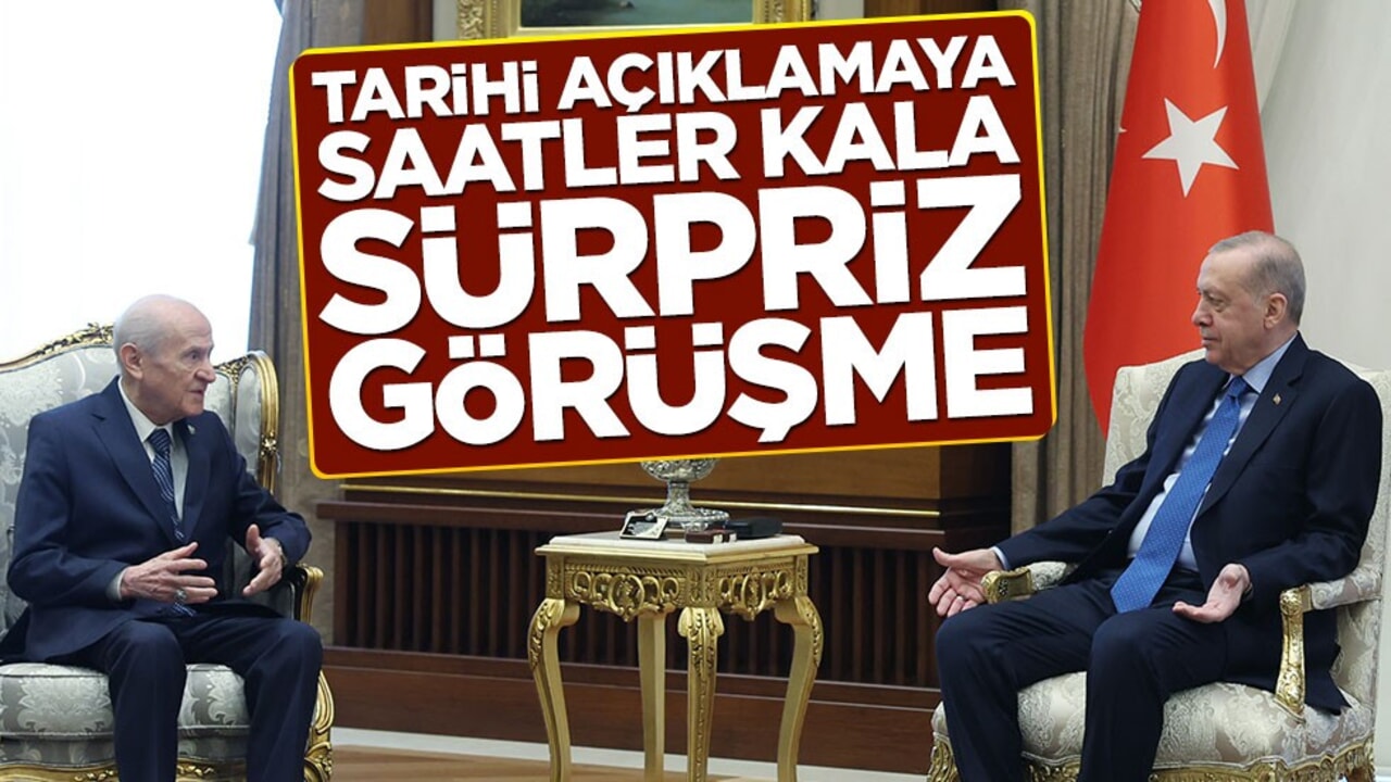 Başkan Erdoğan, Bahçeli'yi kabul etti