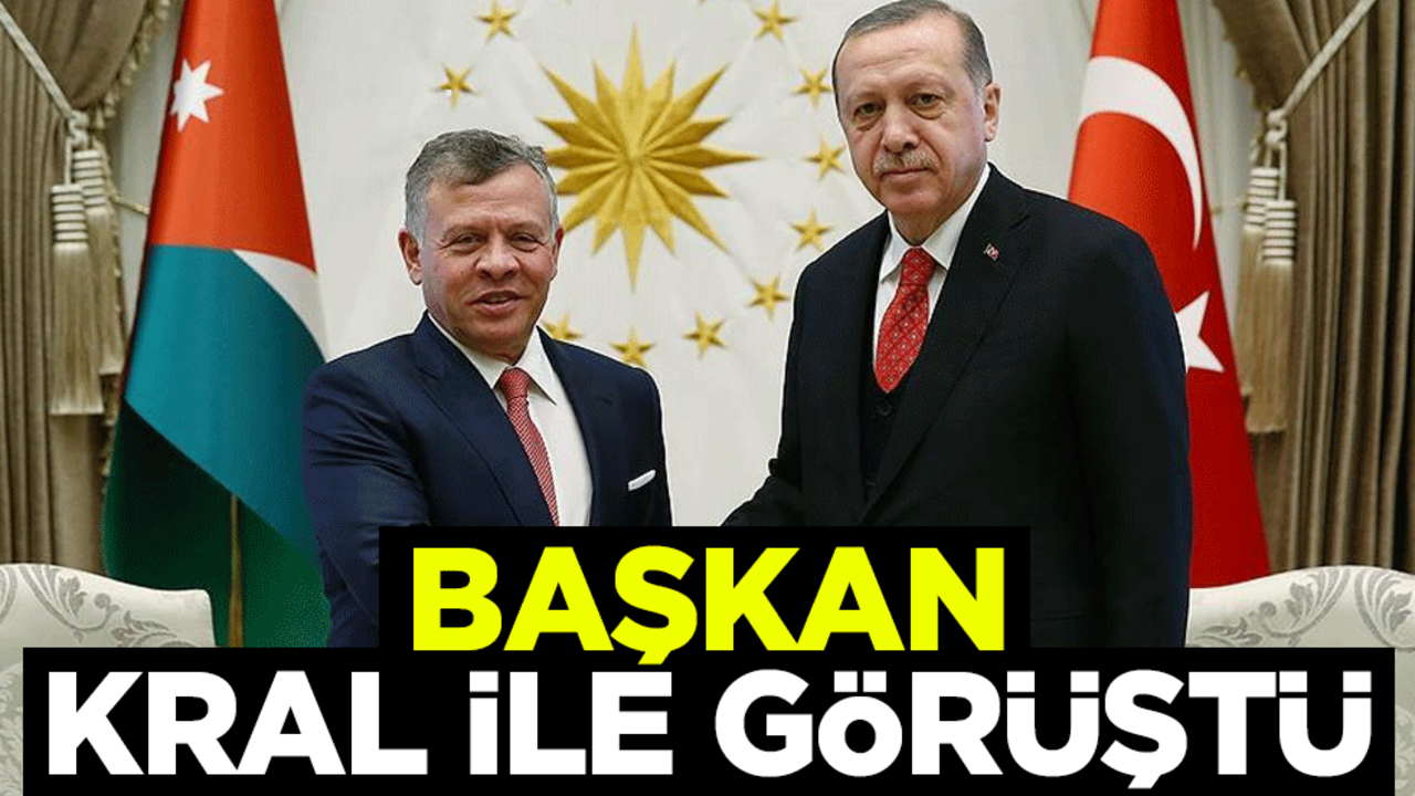 Başkan Erdoğan, Kral ile görüştü