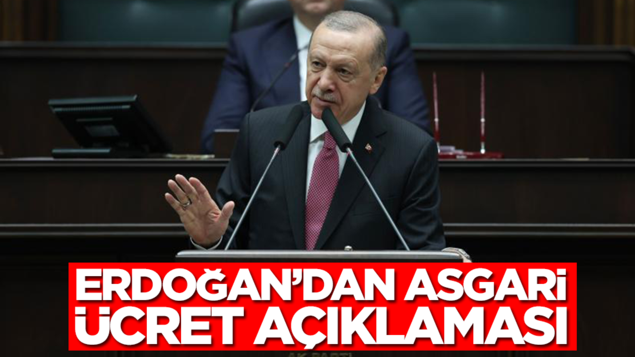 Başkan Erdoğan'dan asgari ücret açıklaması