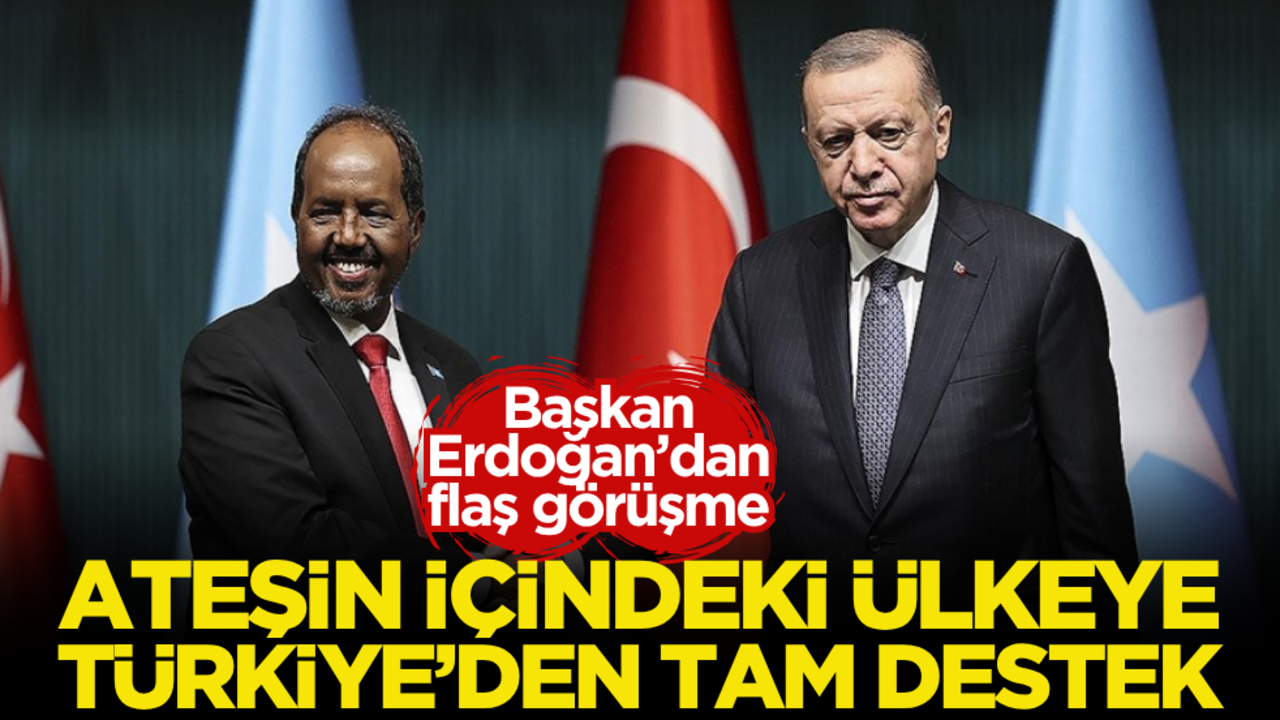 Başkan Erdoğan’dan flaş görüşme! Ateşin içindeki ülkeye tam destek