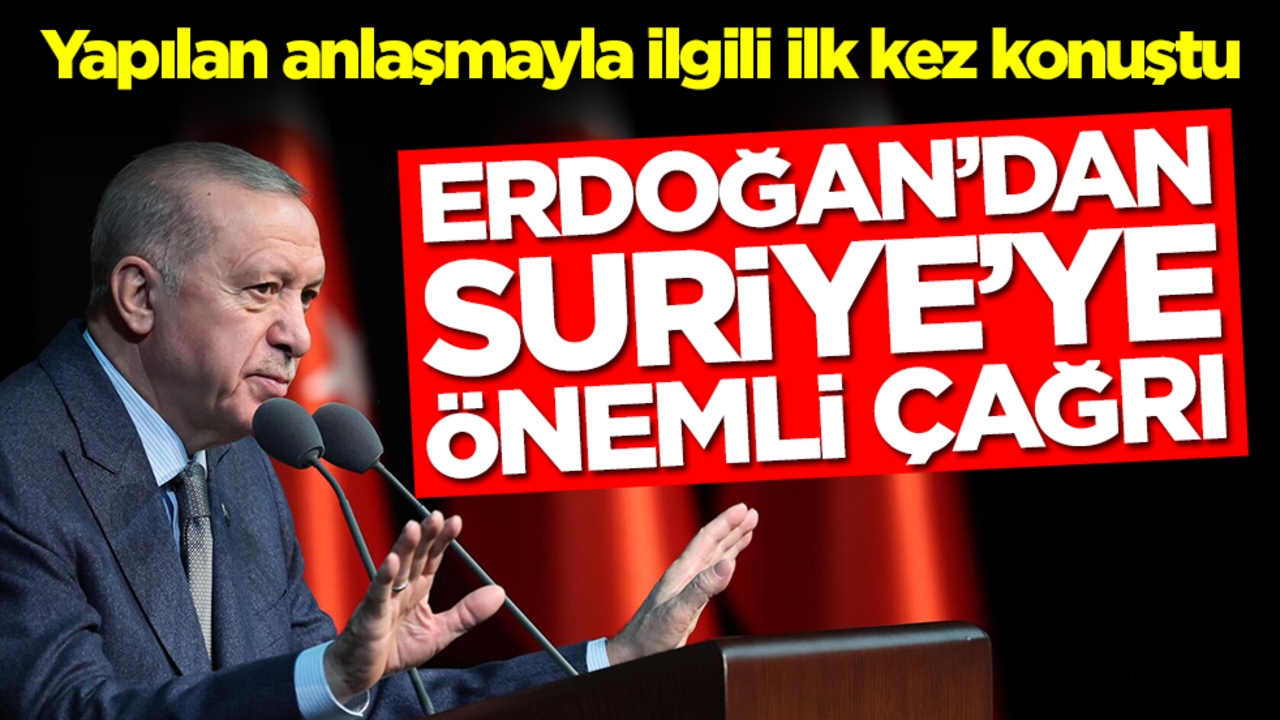 Başkan Erdoğan'dan flaş sözler