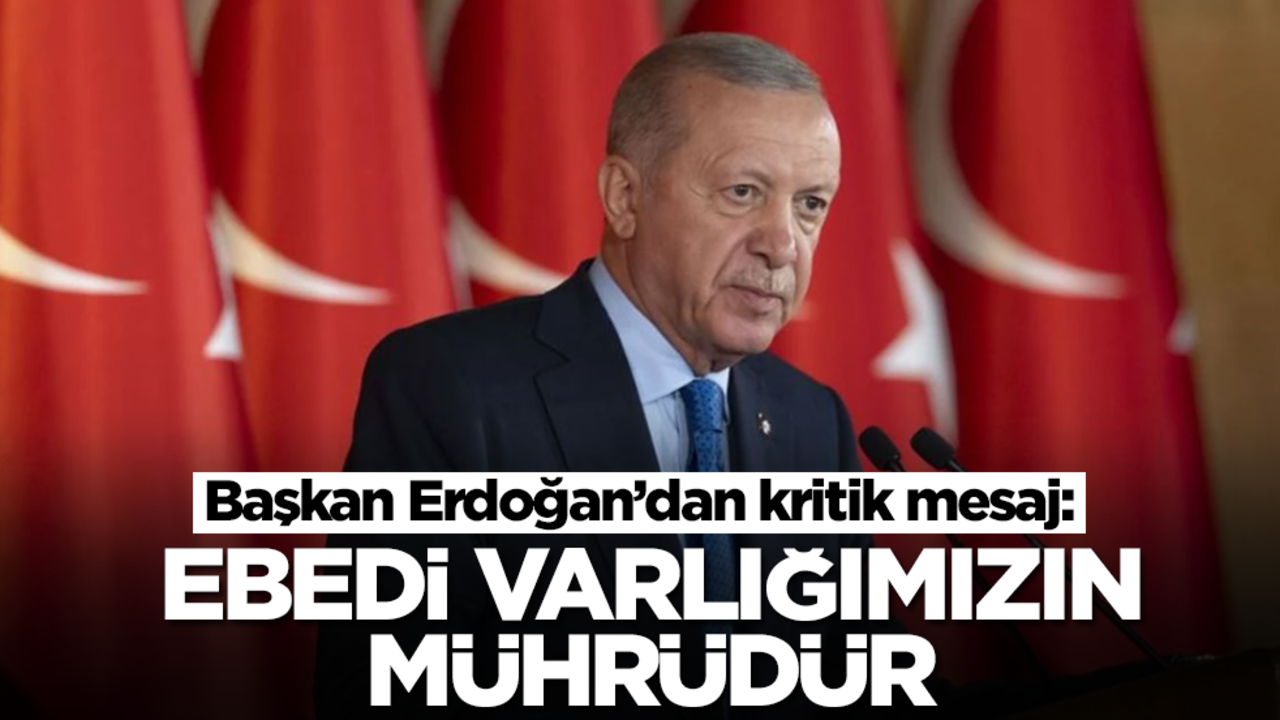 Başkan Erdoğan'dan flaş sözler!