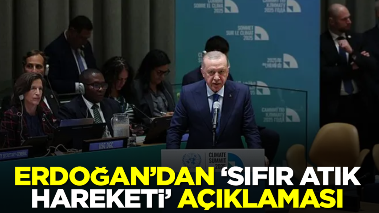 Başkan Erdoğan'dan Sıfır Atık hareketi açıklaması