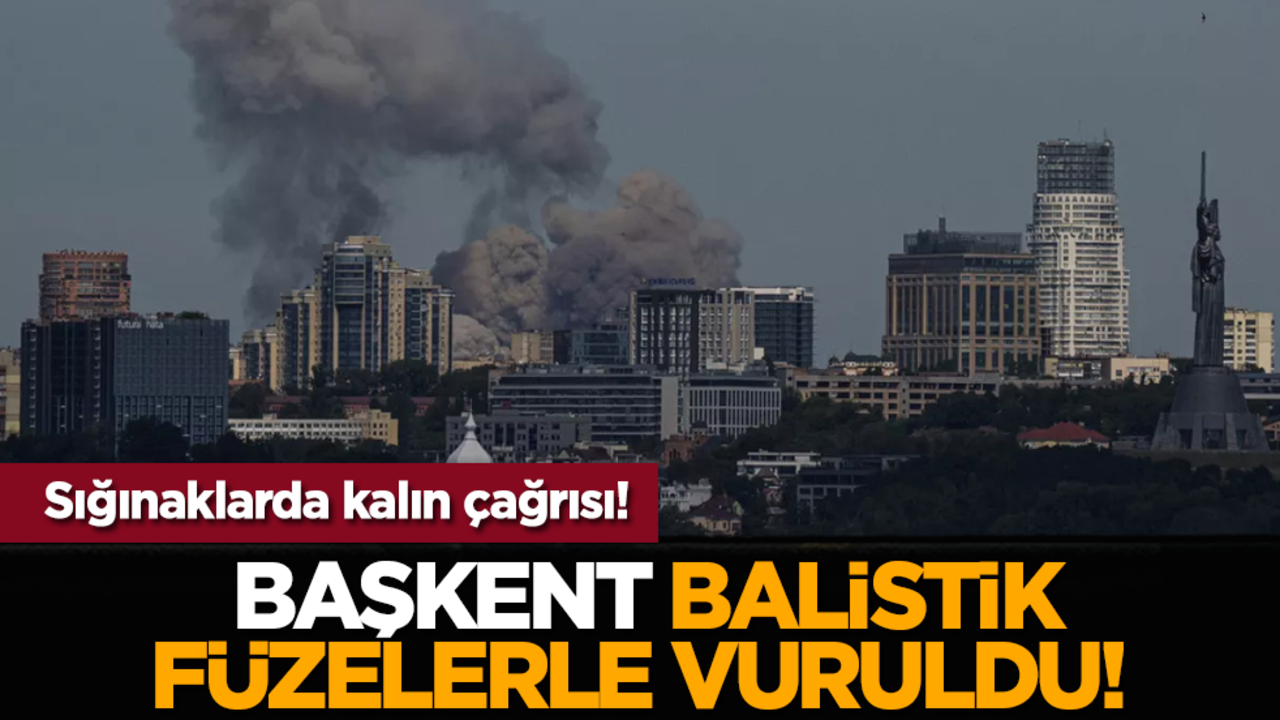 Başkent balistik füzelerle vuruldu! Sığınaklarda kalın çağrısı!
