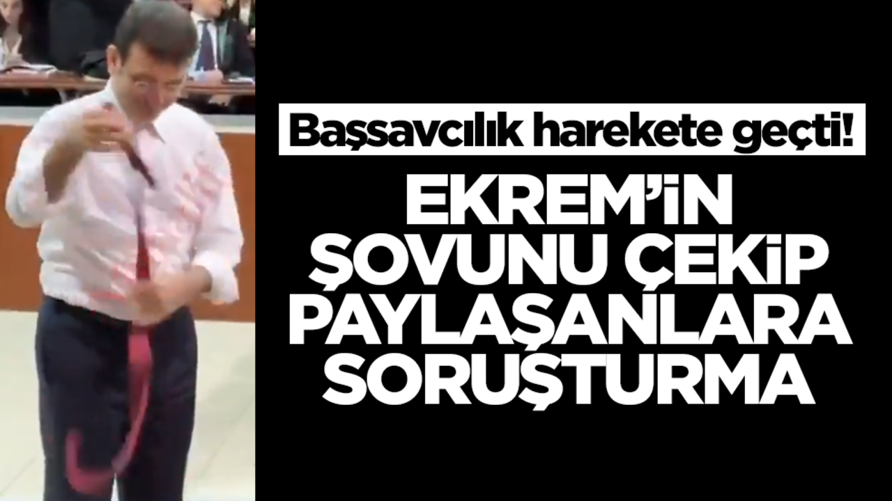 Başsavcılık harekete geçti! Ekrem'in şovunu çekip paylaşanlara soruşturma