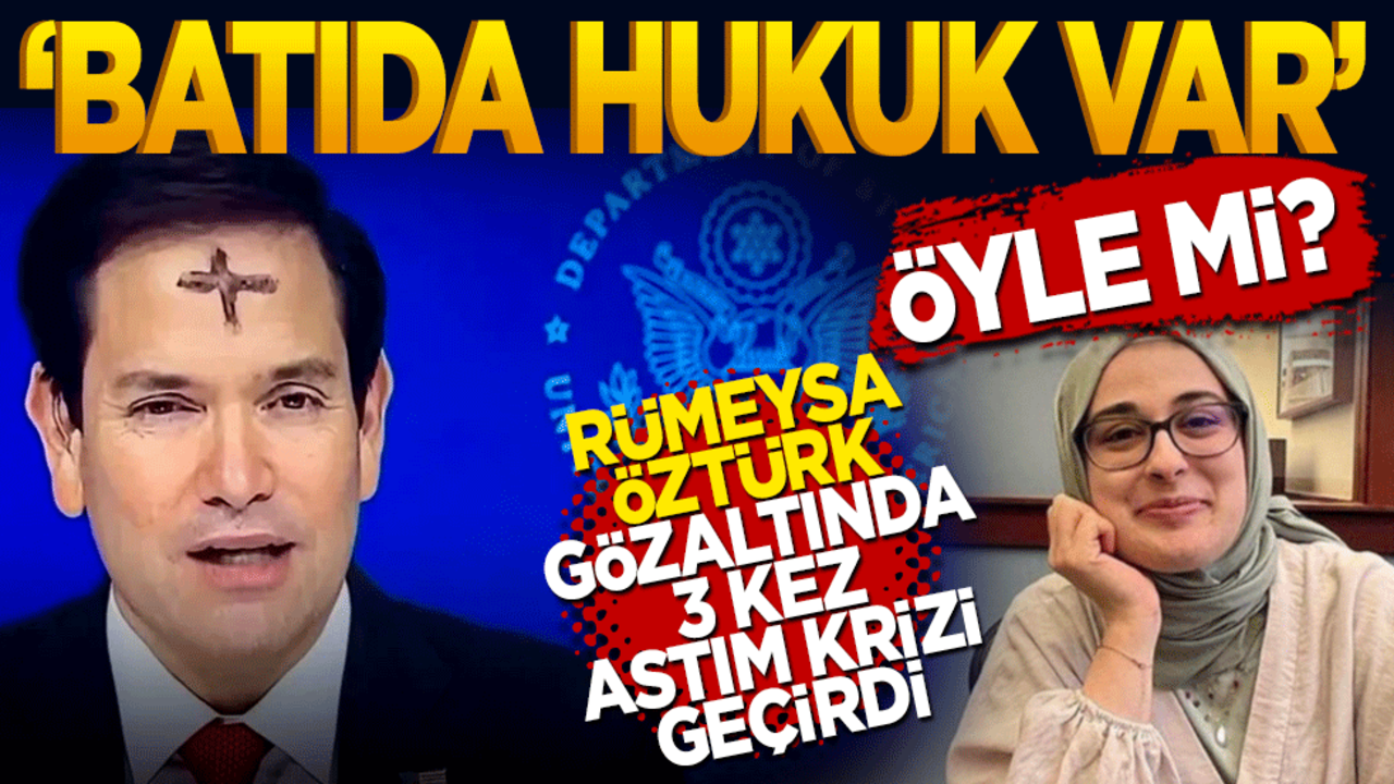 Batı da hukuk var öyle mi? ABD'li Kongre Üyesi: Rümeysa Öztürk gözaltında 3 kez astım krizi geçirdi
