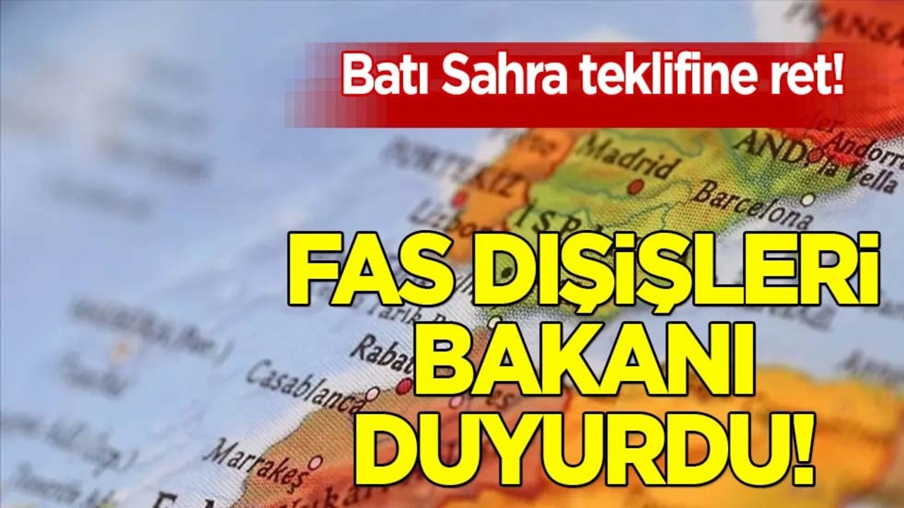 Batı Sahra teklifine ret! Fas teklife karşı: Müzakereye açık bir konu değil! Bakın çıkışı ne... Bunu dedi!
