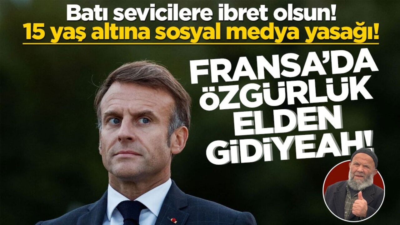 Batı sevicilere ibret olsun! Fransa’da özgürlük elden gidiyeah!