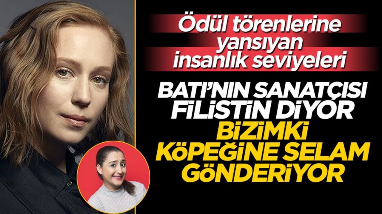 Batı'daki sanatçı Filistin diyor, bizimki köpeğine sesleniyor