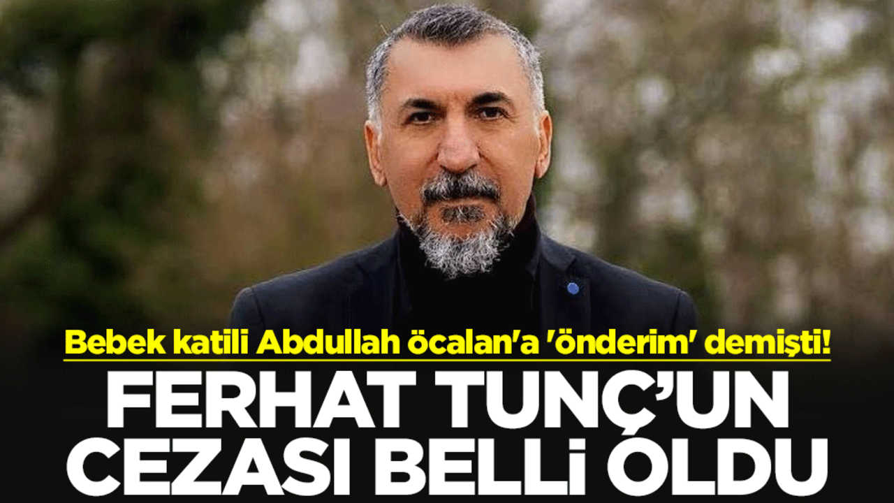 Bebek katili Abdullah Öcalan'a 'önderim' demişti! Ferhat Tunç’un cezası belli oldu