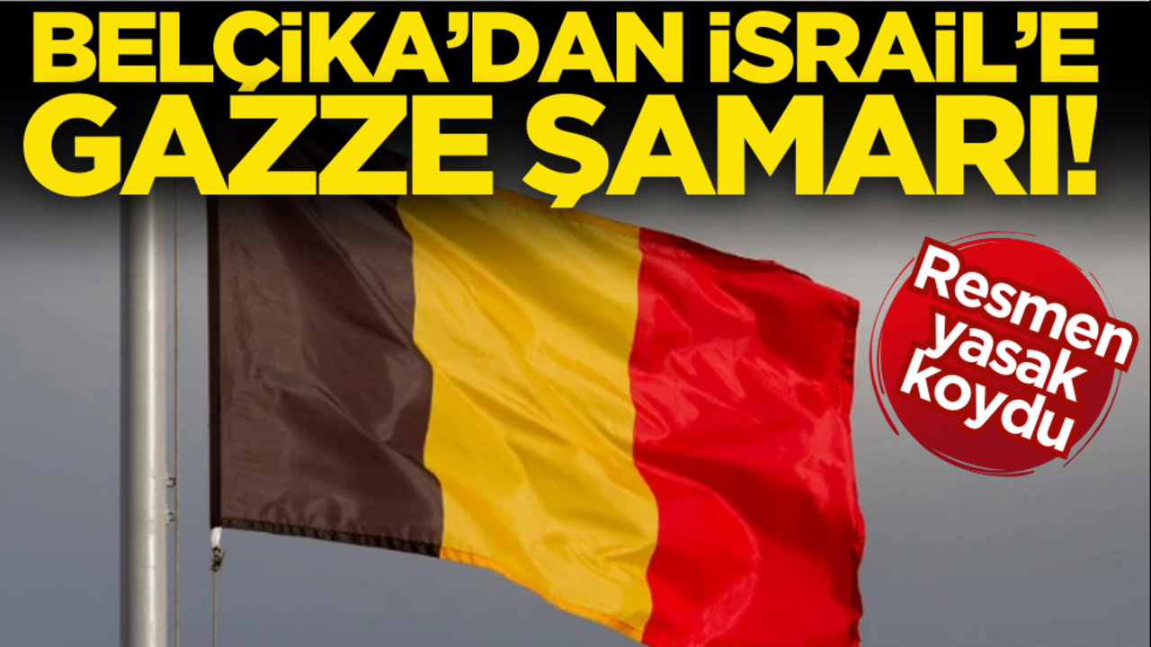 Belçika’dan siyonistlere Gazze şamarı! Resmen yasak koydu