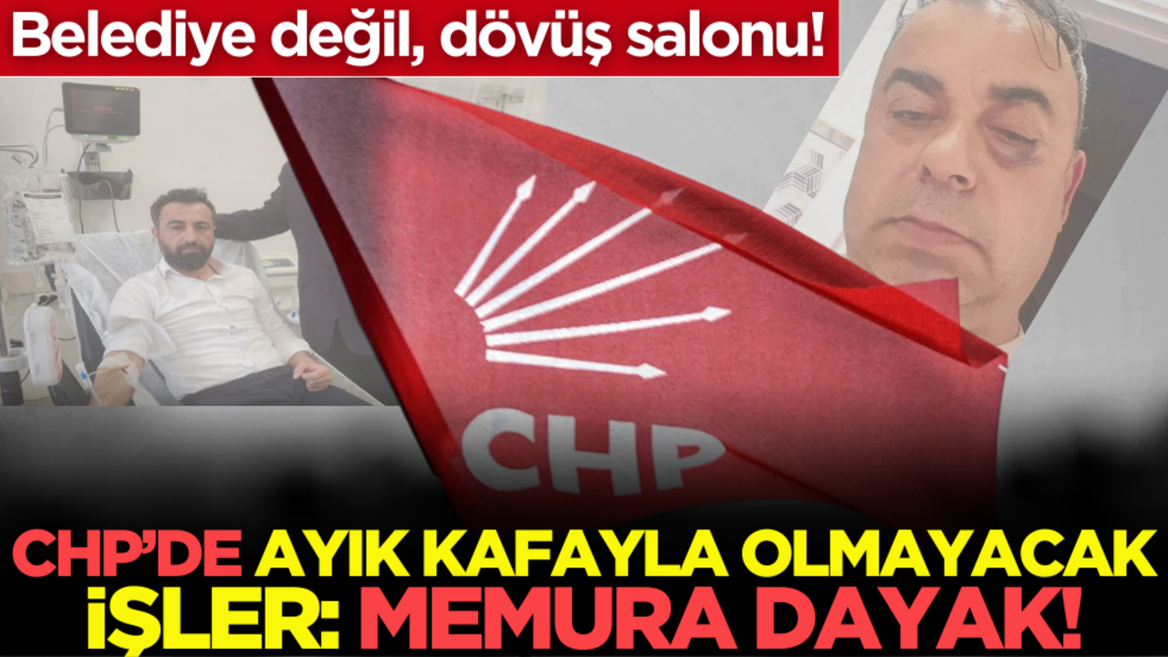 Belediye değil, dövüş salonu! CHP’de ayık kafayla olmayacak işler: Memura dayak
