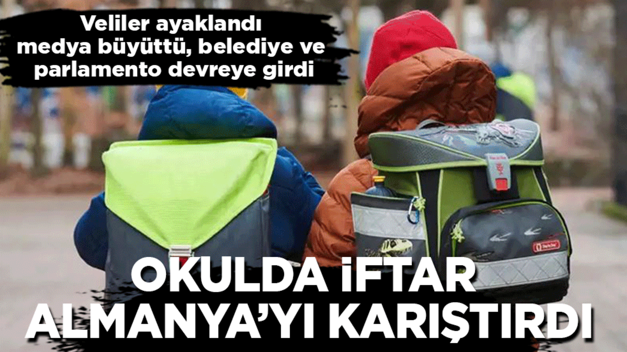 Berlin'de bir okulda itfar, tüm Almanya'yı karıştırdı